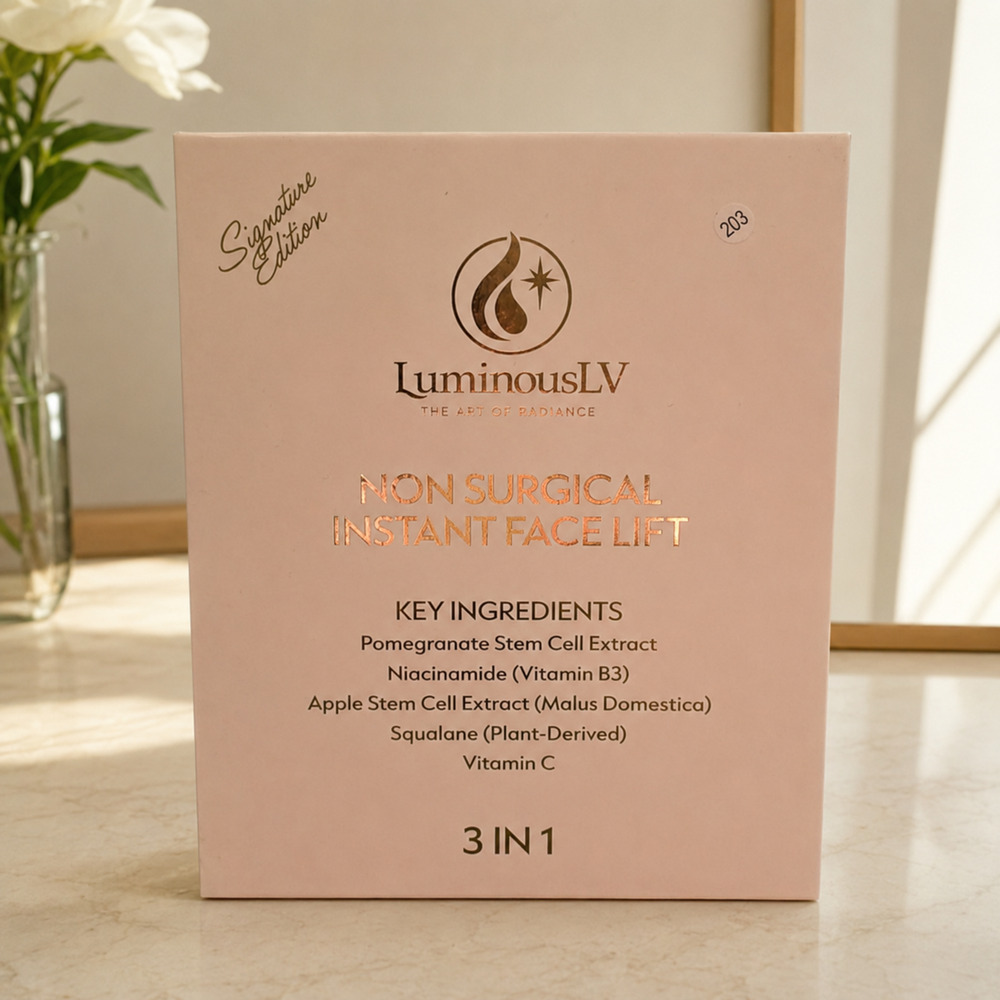 LuminousLV Instant Face Lift 3 Pc Treatment System NIB Signature Edition - Picture 2 of 3
